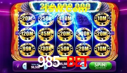 Jackpots e promoções na 985 Bet